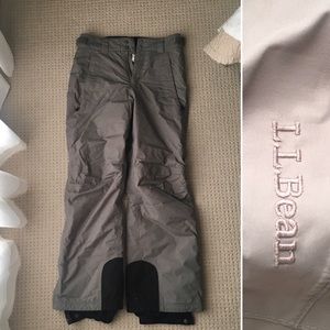 LL Bean Snowpants (gray)